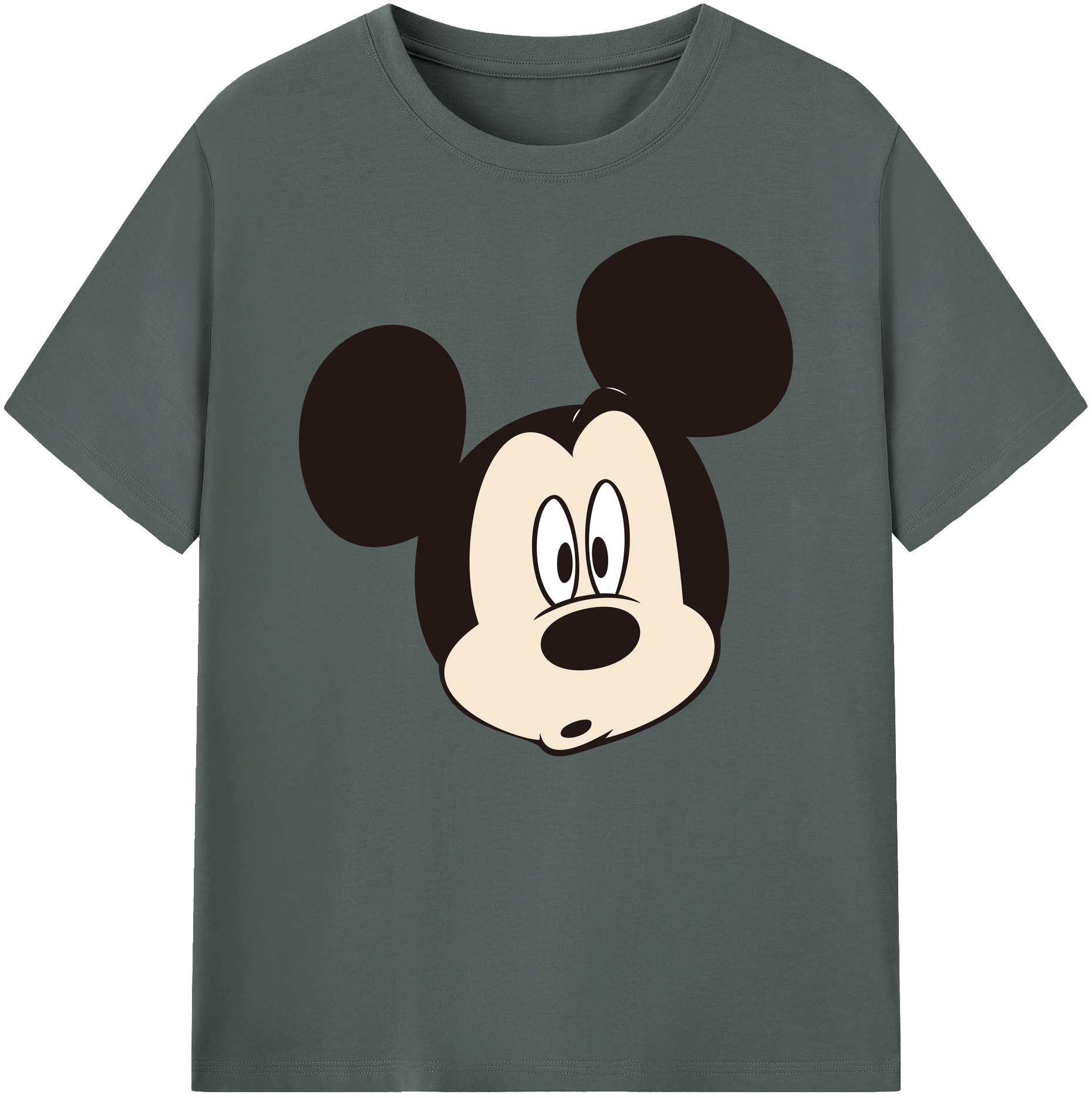 ミッキーマウス Mickey Mouse 綿100％ メンズ半袖Tシャツ｜肌触りやわらか＆通気性